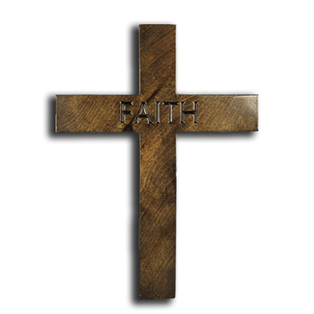 Basic Cross with Text - Faith
