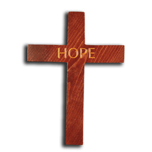 Basic Cross with Text - Hope